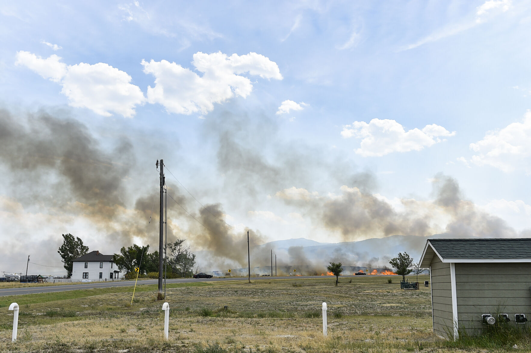 Wildland Fire east of Helena